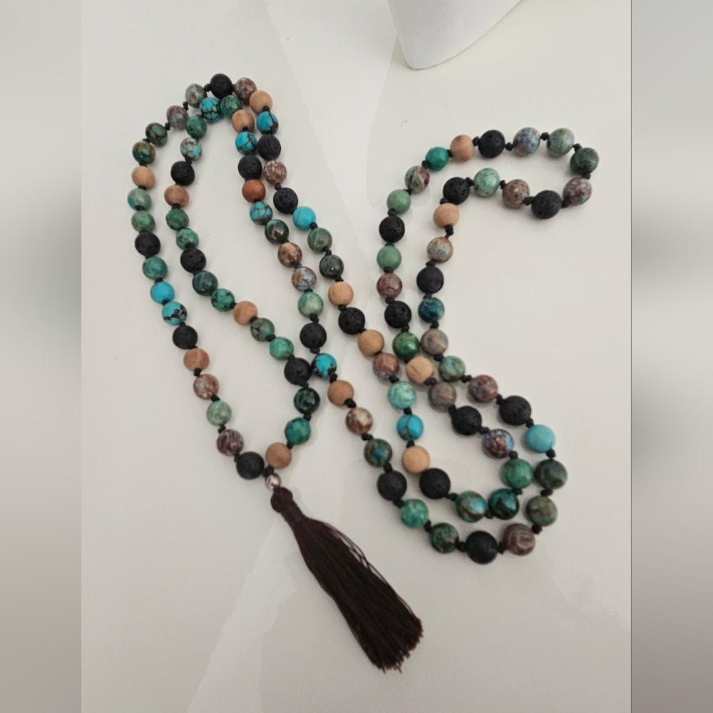 Gemstone Mala Necklace
